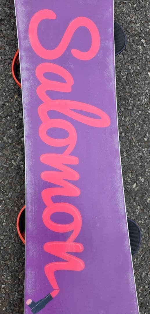 【永久ワックス無料】147cm SALOMON×FLUX スノーボードセット