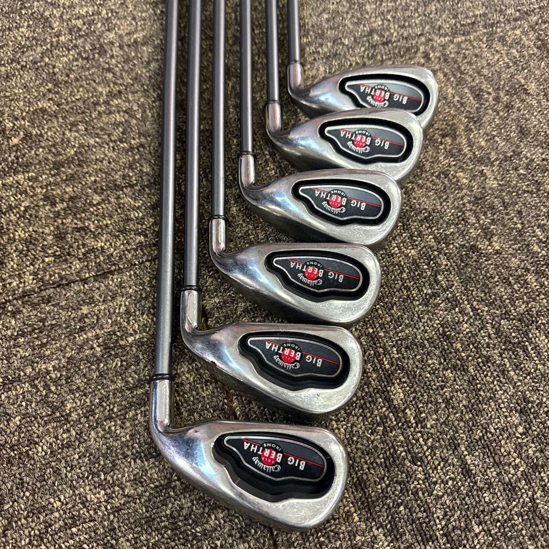 キャロウェイ アイアン 6本 右 BIG BERTHA IRON
