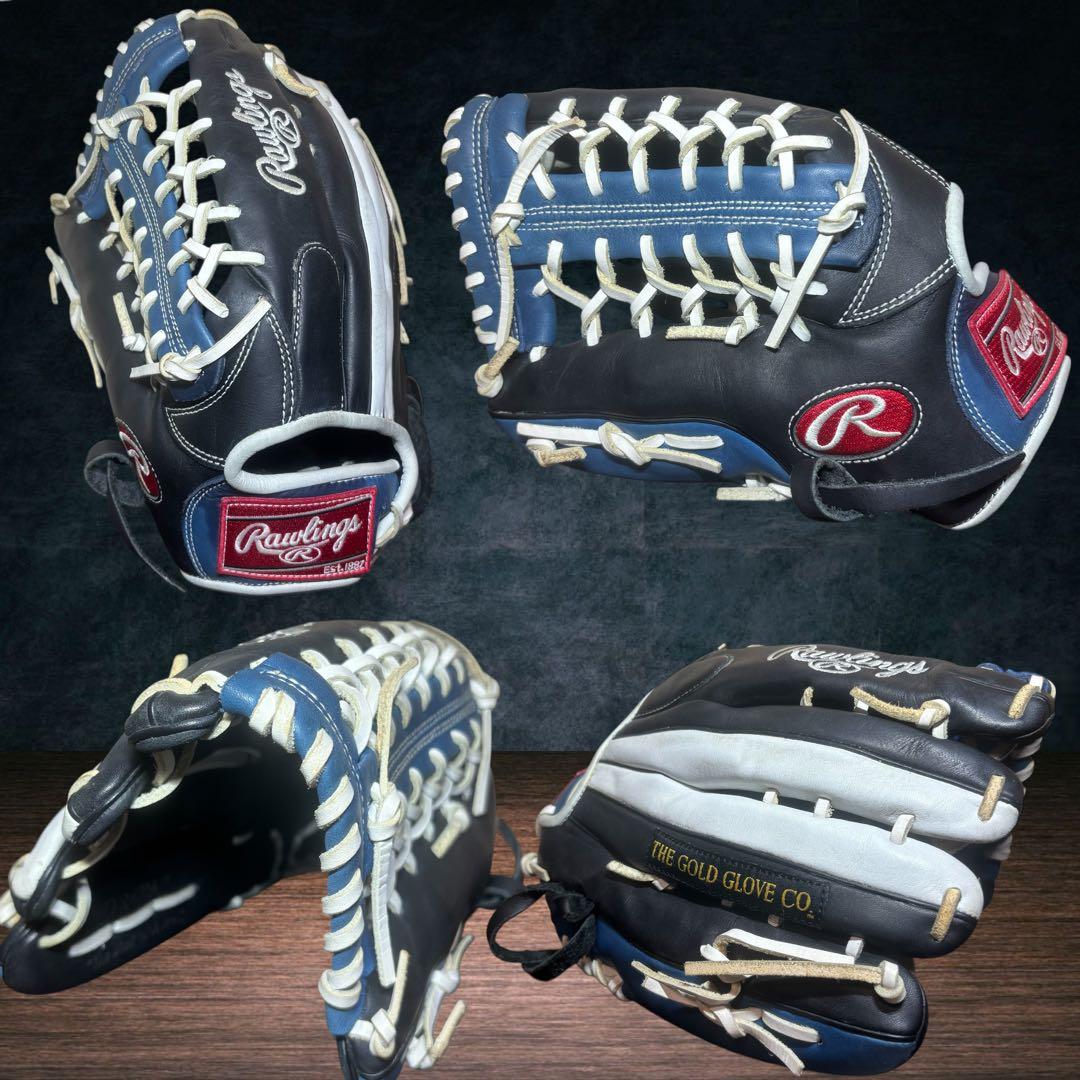 美品　希少Rawlings 軟式グローブ GRXAS8 左利き用 外野手　流通少