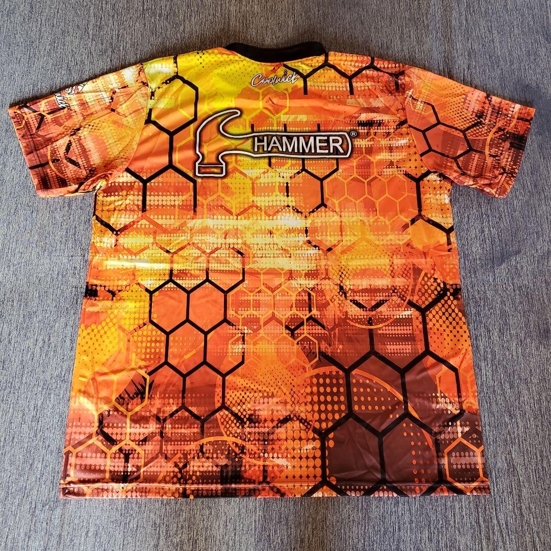 ✨新品✨ブラックウィドー【サイズ4XL】オレンジ　大きめ　USA製　ボウリング