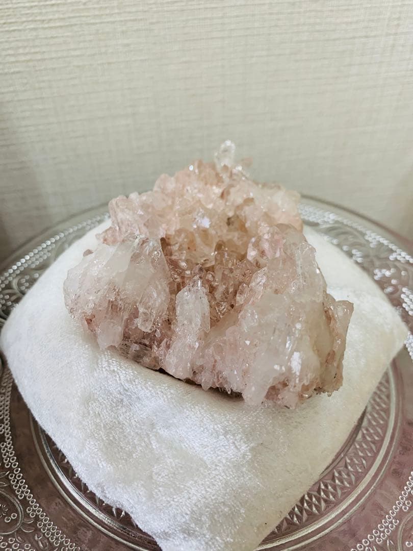 ⭐︎天然石⭐︎超レア⭐︎原石⭐︎アメリカ⭐︎コロンビア産⭐︎ピンクレムリアン⭐︎クラスター⭐︎