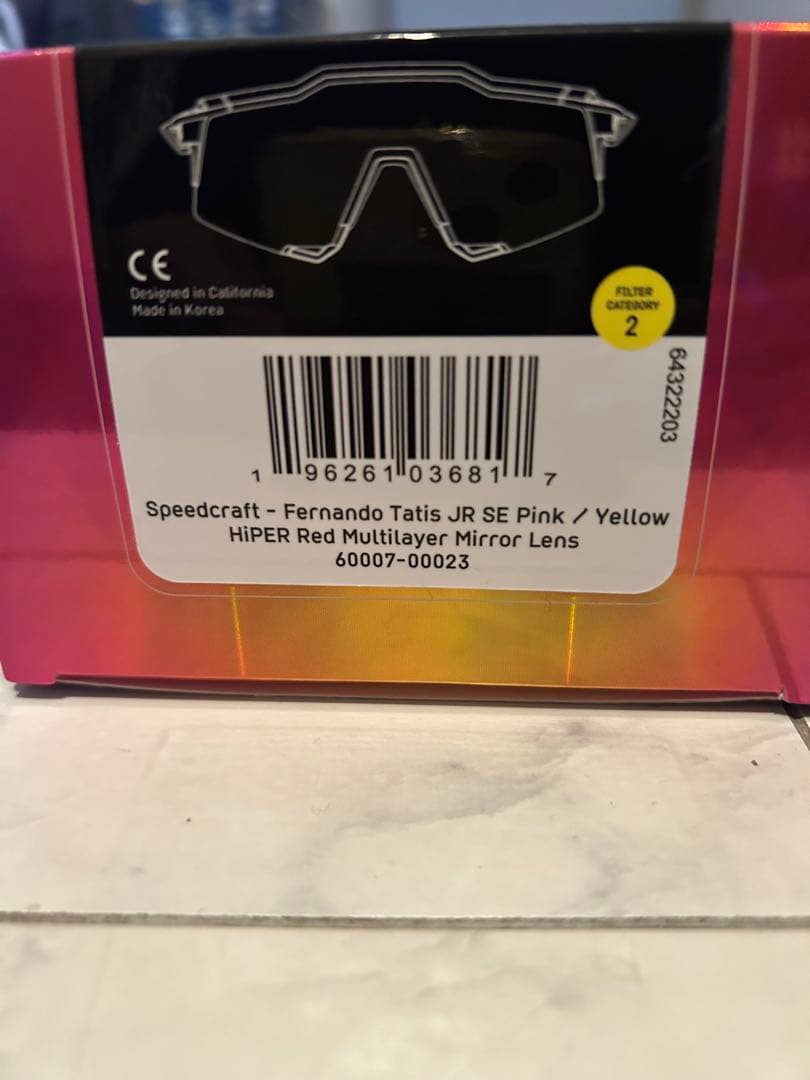 【中古品】100% スピードクラフト　フェルナンドタティスJr.モデル