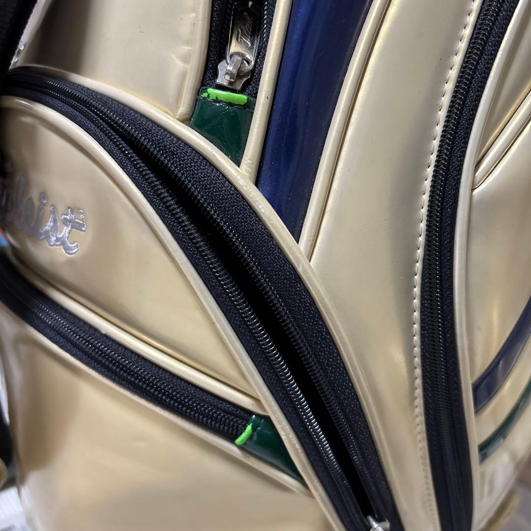 Titleist キャディバッグ ホワイト/ネイビー