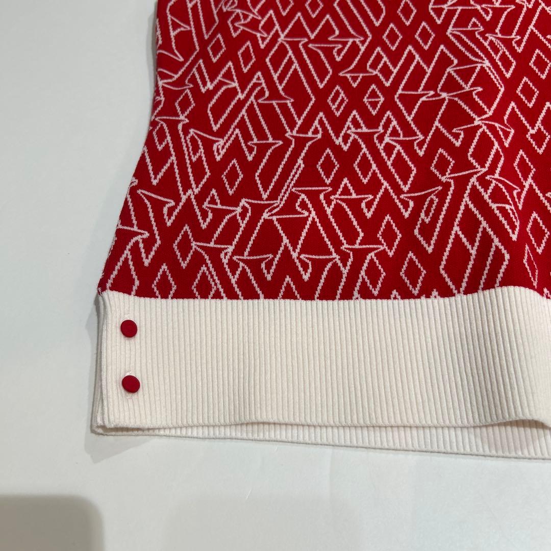 新品❤️赤 白 ノースリーブ ベスト