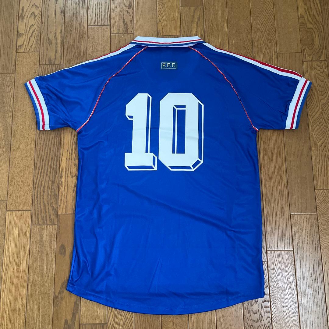 1998年　フランス代表　ジダン　ユニフォーム　サッカーシャツ