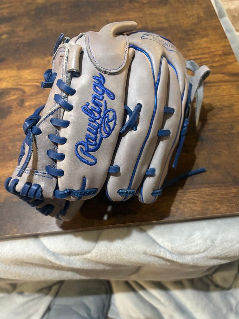 Rawlings 軟式グローブ グレー/青