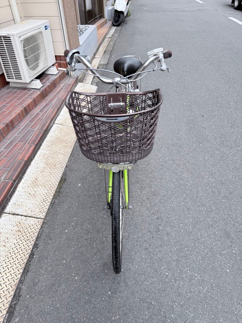 大阪府　パナソニック　電動アシスト自転車　26インチ