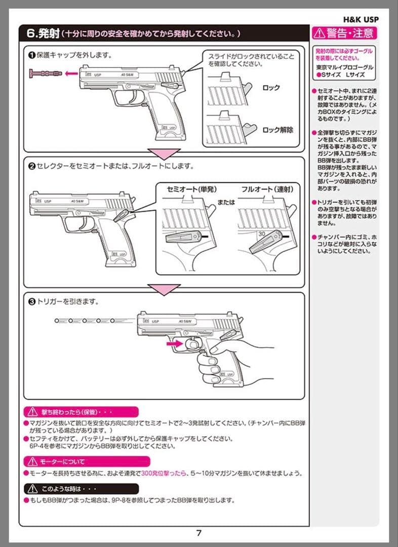18歳以上用　東京マルイ　オリジナルカスタム品　USP 電動ハンドガン　高耐久品