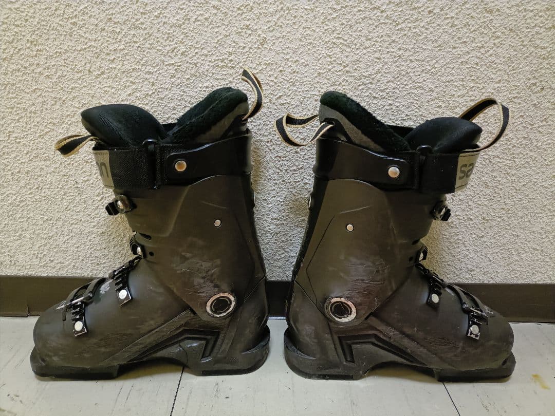【Salomonスキー3点セット】板、ブーツ(ビンディング付)、ストック