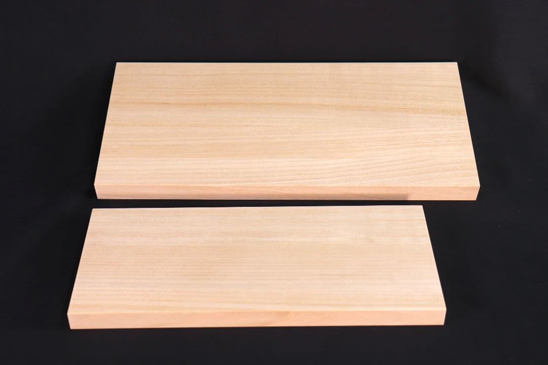 【480×225×30/400×170×25】桐まな板セット　木製　日本製