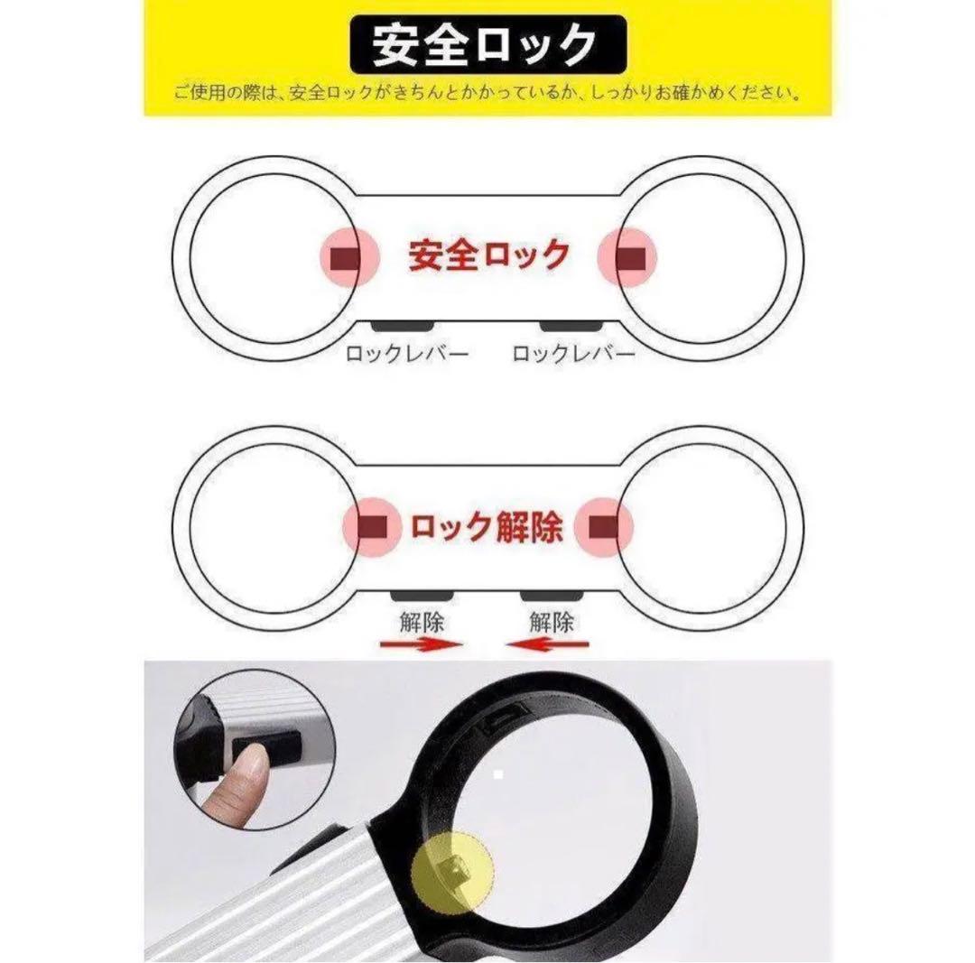 はしご 伸縮 5m 150kg  家庭用 業務用 災害 防災 日本語説明書付