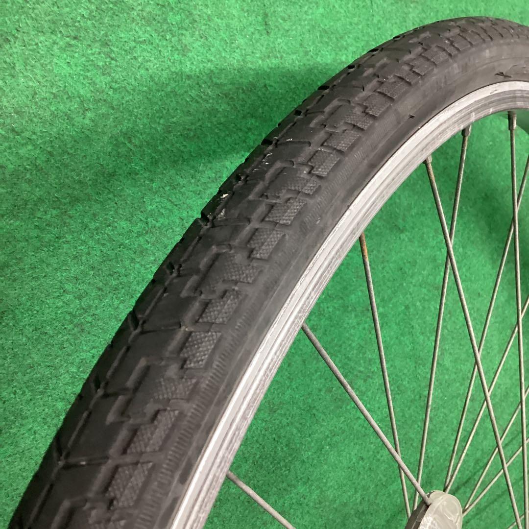 ステンレスリム 前輪 26x1-3/8 タイヤ付　26インチ　フロント