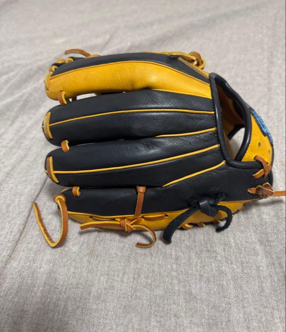 久保田スラッガー　軟式グローブ オーダー　内野手用　黒/タン