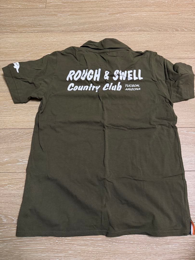 rough & swell ポロシャツ M オリーブ