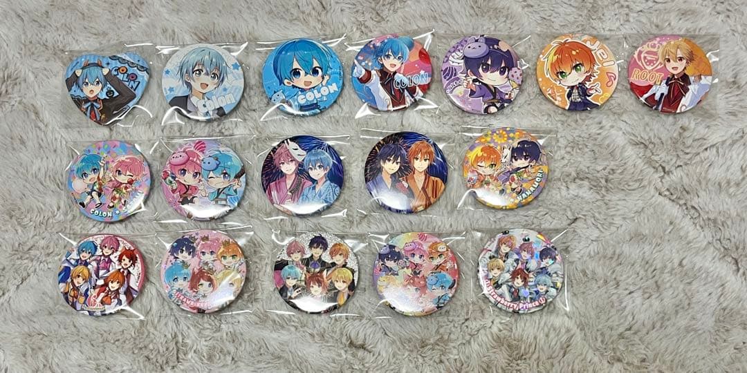 すとぷり缶バッジ17点