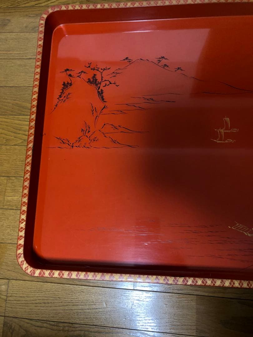蒔絵 漆卓 飾り台 置台 卓袱台 うるし 古道具 古民家 骨董 古美術