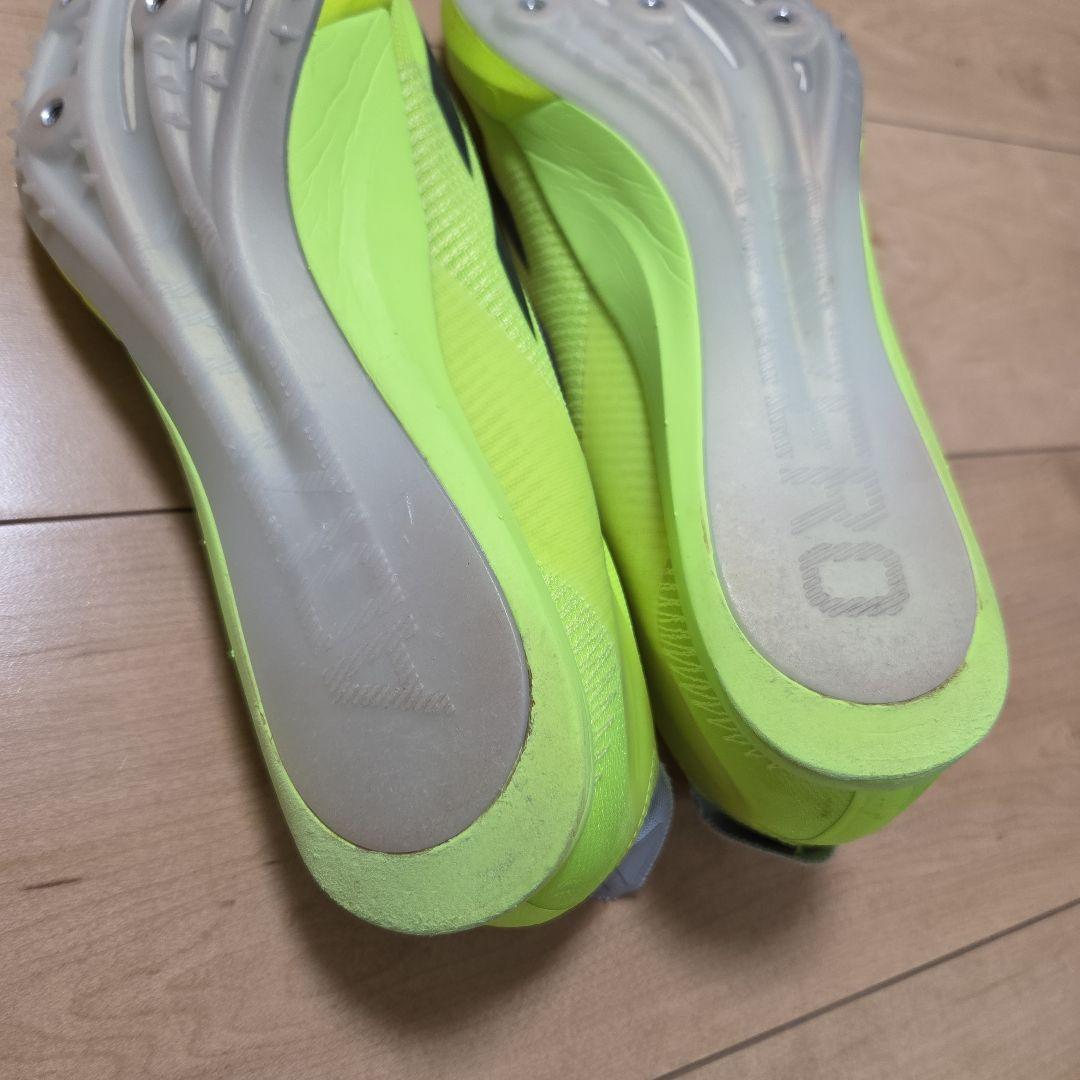 ADIZERO フィネス(短距離)スパイクシューズ 蛍光イエロー　２９㎝