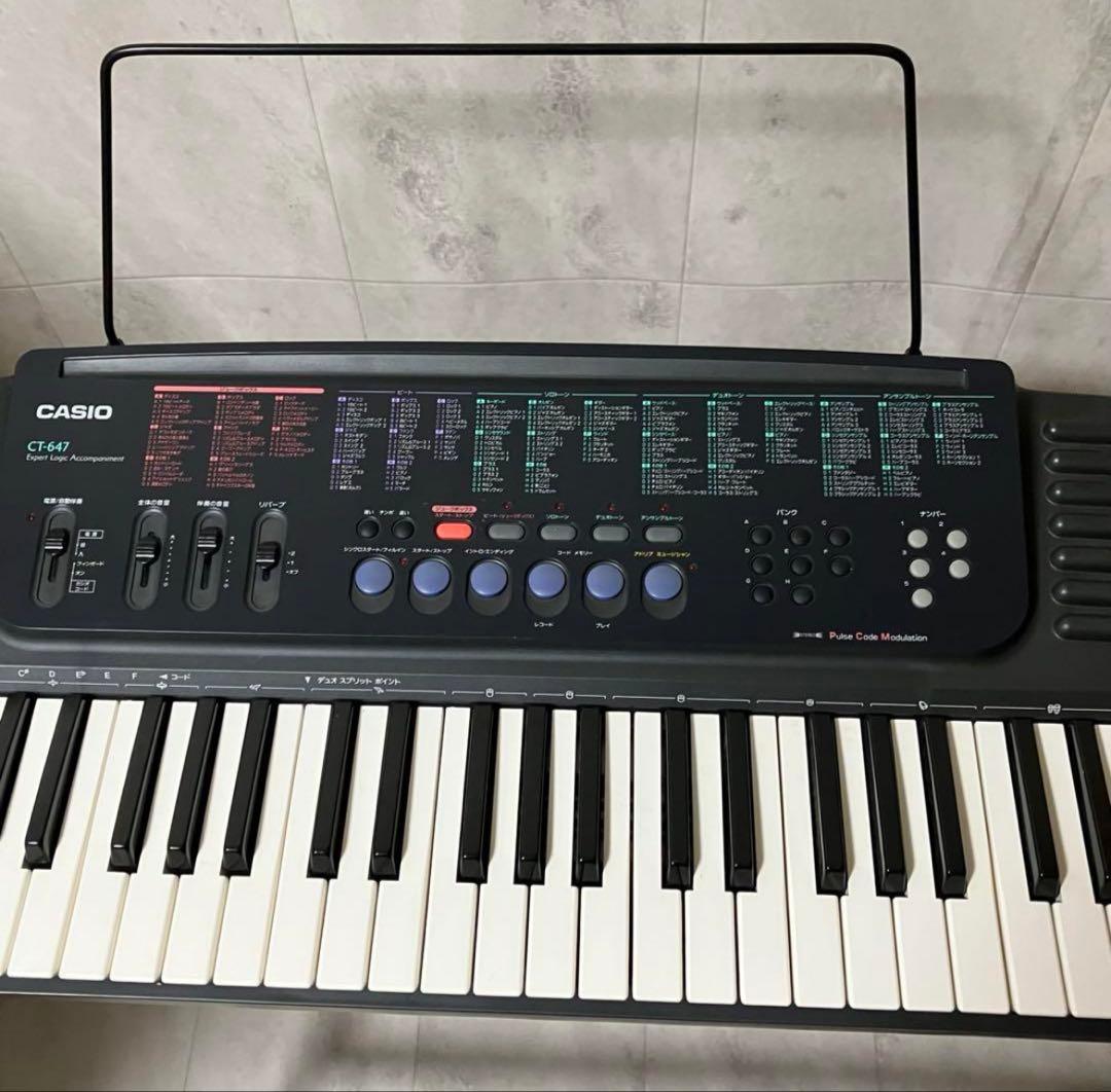 CASIO カシオ 電子ピアノ61鍵盤 CT-647