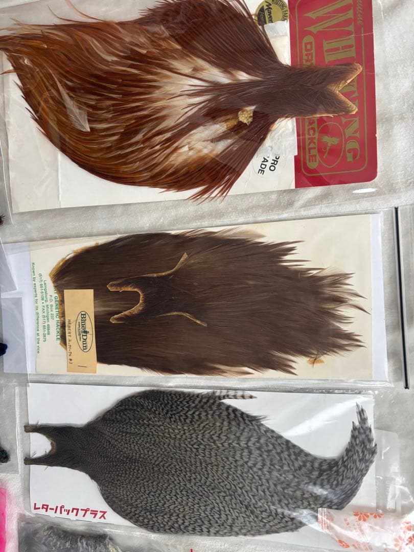 フライフィッシング　グリズリー　ハックルN Whiting Farms