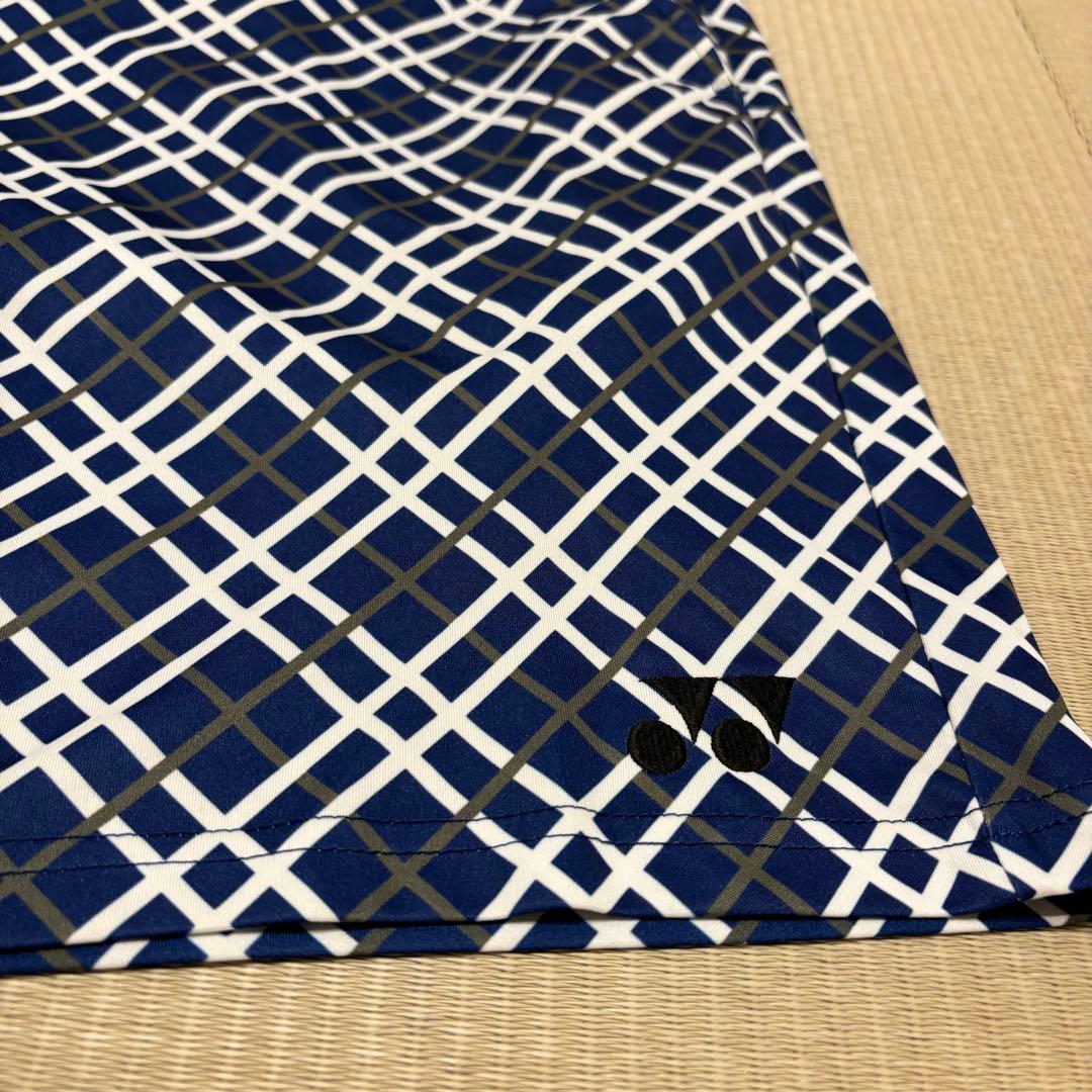 【美品】ハーフパンツ　Oサイズ　ヨネックス　テニス　バドミントン チェック柄