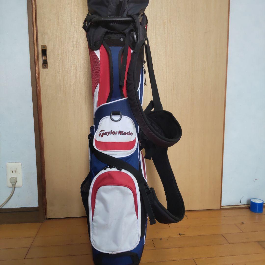 TaylorMade キャディバッグ 赤・白・青 トリコロールカラー