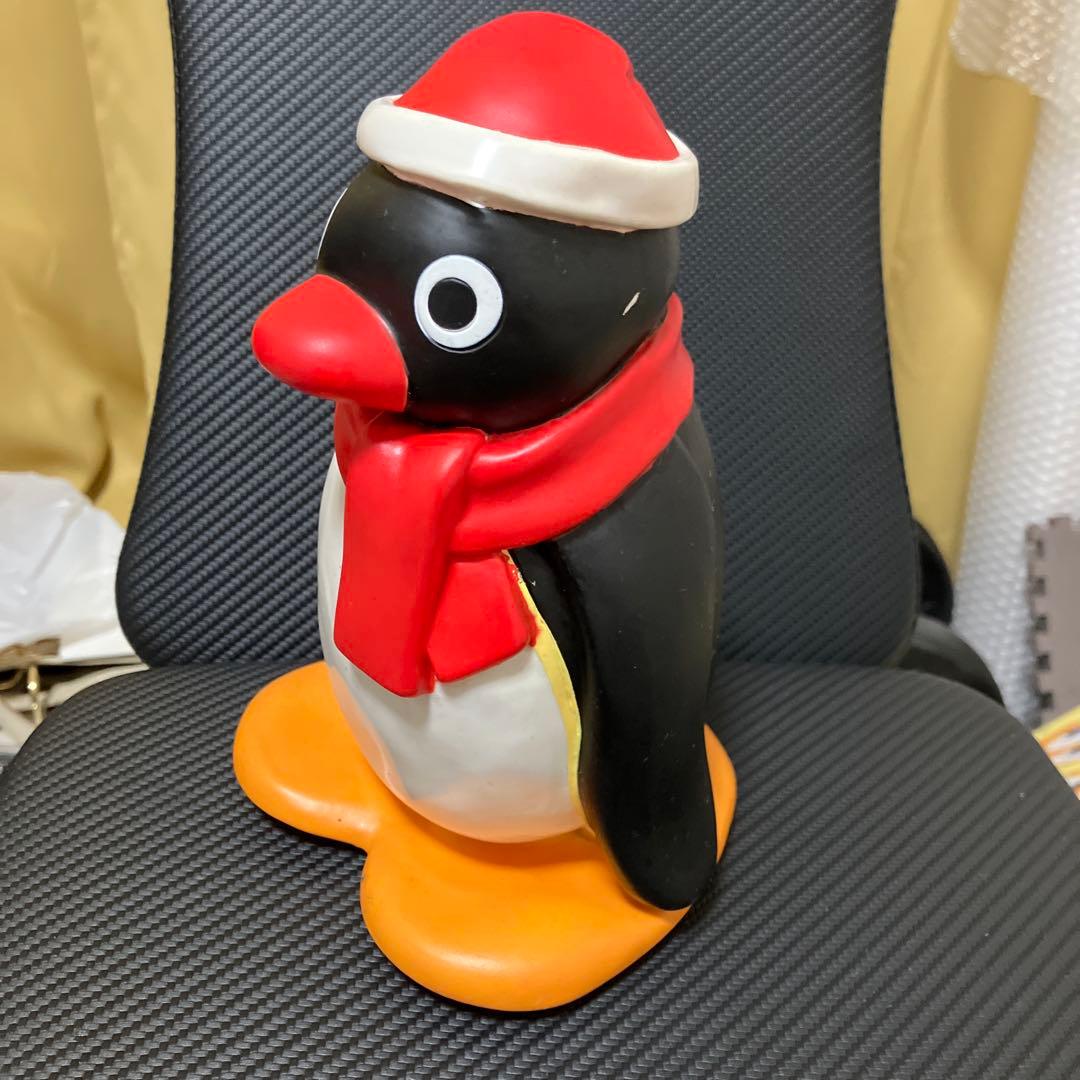 【希少】ピングー 特大ソフビフィギュア クリスマス サンタVer. バンプレスト
