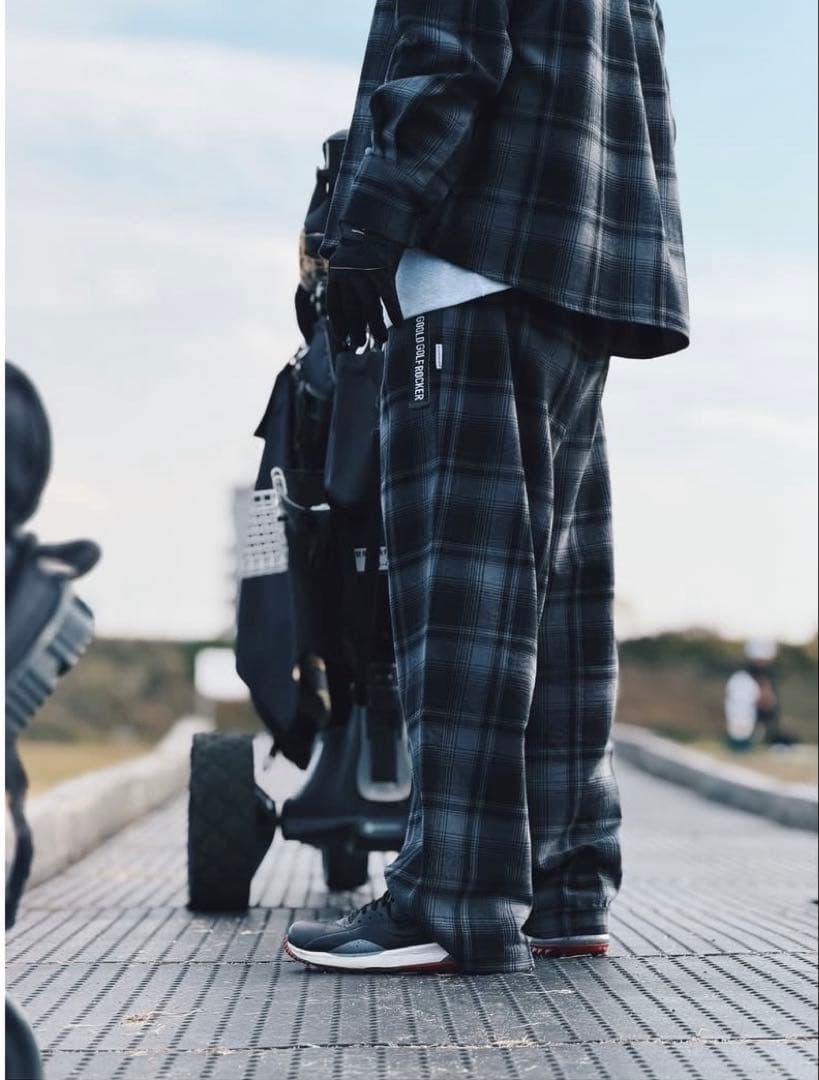 メンズウェア PREMIUM FLANNEL CHECK L/S SHIRT GRAY