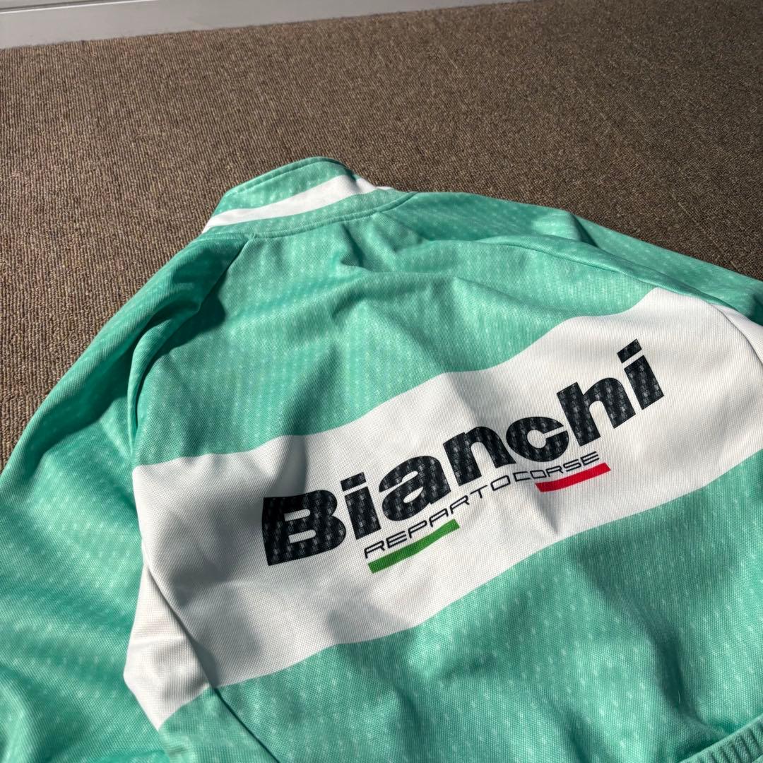 イタリア製 Bianchi ジャージ トラックジャケット サイクルウェア
