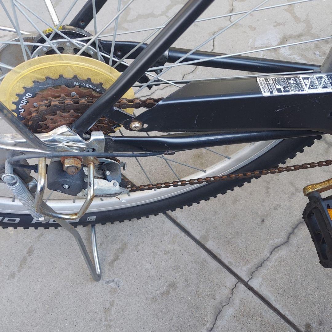 29インチ　自転車　ツヤ消し　ブラック　黒　マットブラック　大型