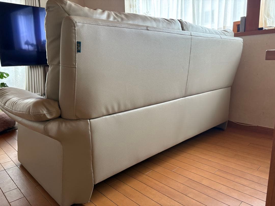 【maimeguさま専用 】三人掛けソファーレザー CLAVER 革皮 PVC