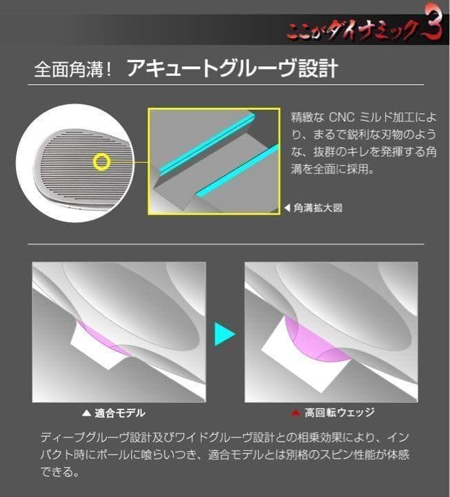 【選べる2本】世界最強バックスピン！止まって戻って寄せワン連発の激スピンウェッジ