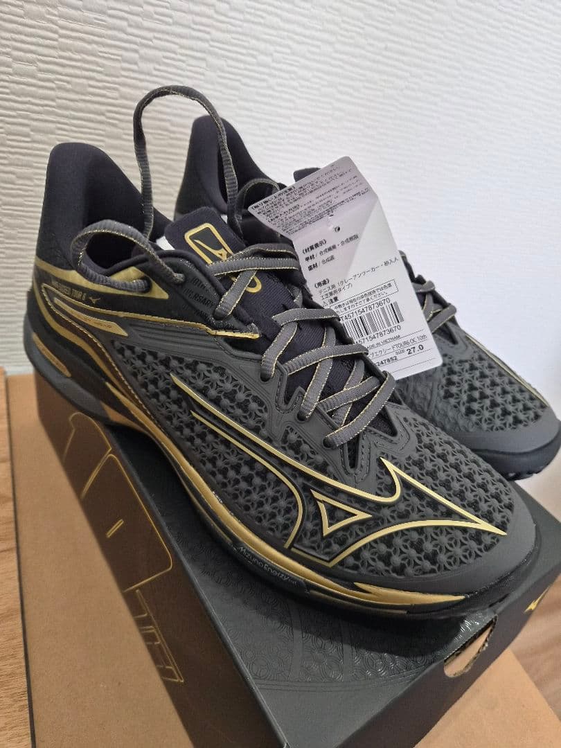 【限定品】ミズノ mizuno テニスシューズ 27.0cm 10th限定モデル