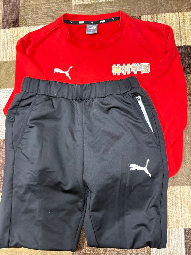 Puma 神村学園サッカー部HOT STAFFジャージセット