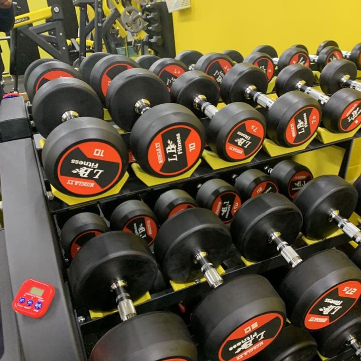 ラバーダンベル　2.5kg5kg7.5kg10kg 各2個