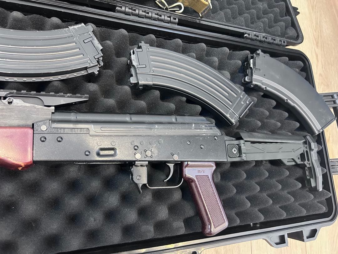 東京マルイ　AKM GBB カスタム　サバゲー　引退品　ガスガン　ガスブロ