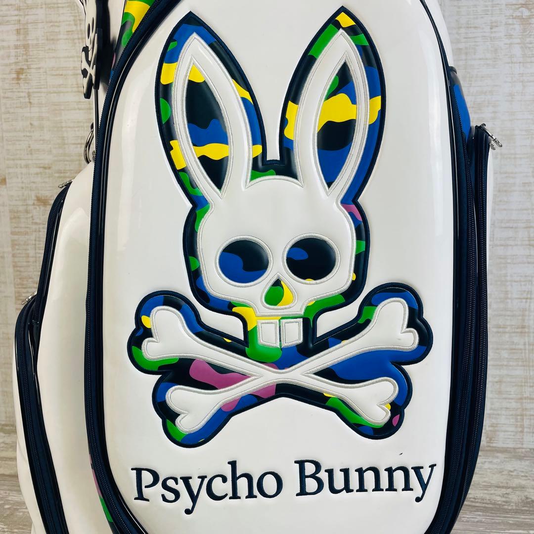 【限定品】Psycho Bunny カモバニー　迷彩エナメル キャディバッグ