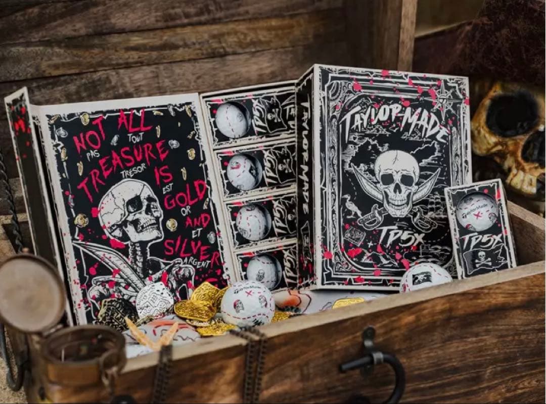 テーラーメイド限定品「TP5X PIX™ PIRATES」ボール　1ダース