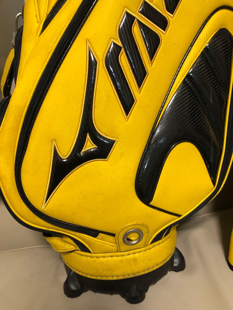 【送料込み】廃盤希少品　MIZUNO ゴルフバッグ　珍しい黄色