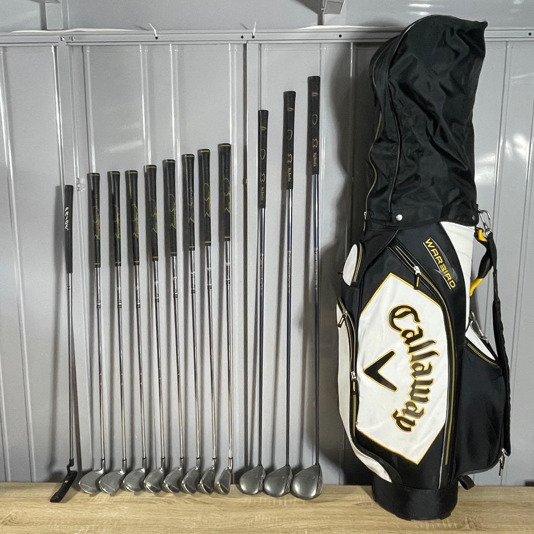 Callaway（キャロウェイ）ゴルフクラブ　ゴルフバッグ　12本セット　メンズ