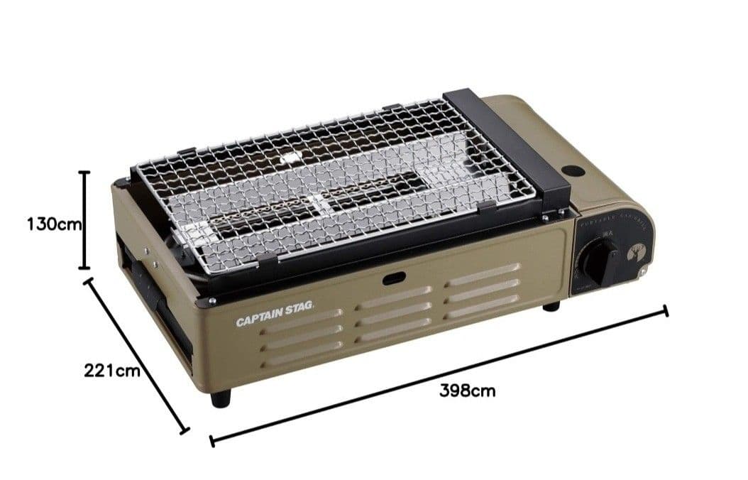 未使用品　焼き名人 卓上カセットコンロ 　UF-0027 キャプテンスタッグ