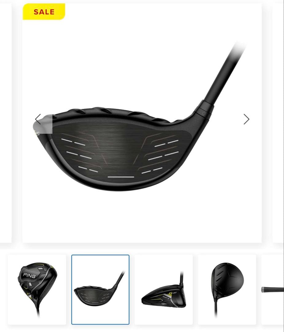 PING G430 SFT ドライバー 10.5度 SRフレックス ブラック