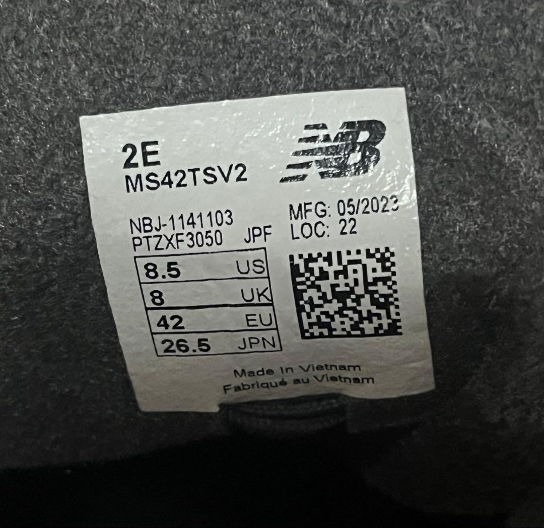 新品未使用 ニューバランス 442 26.5cm