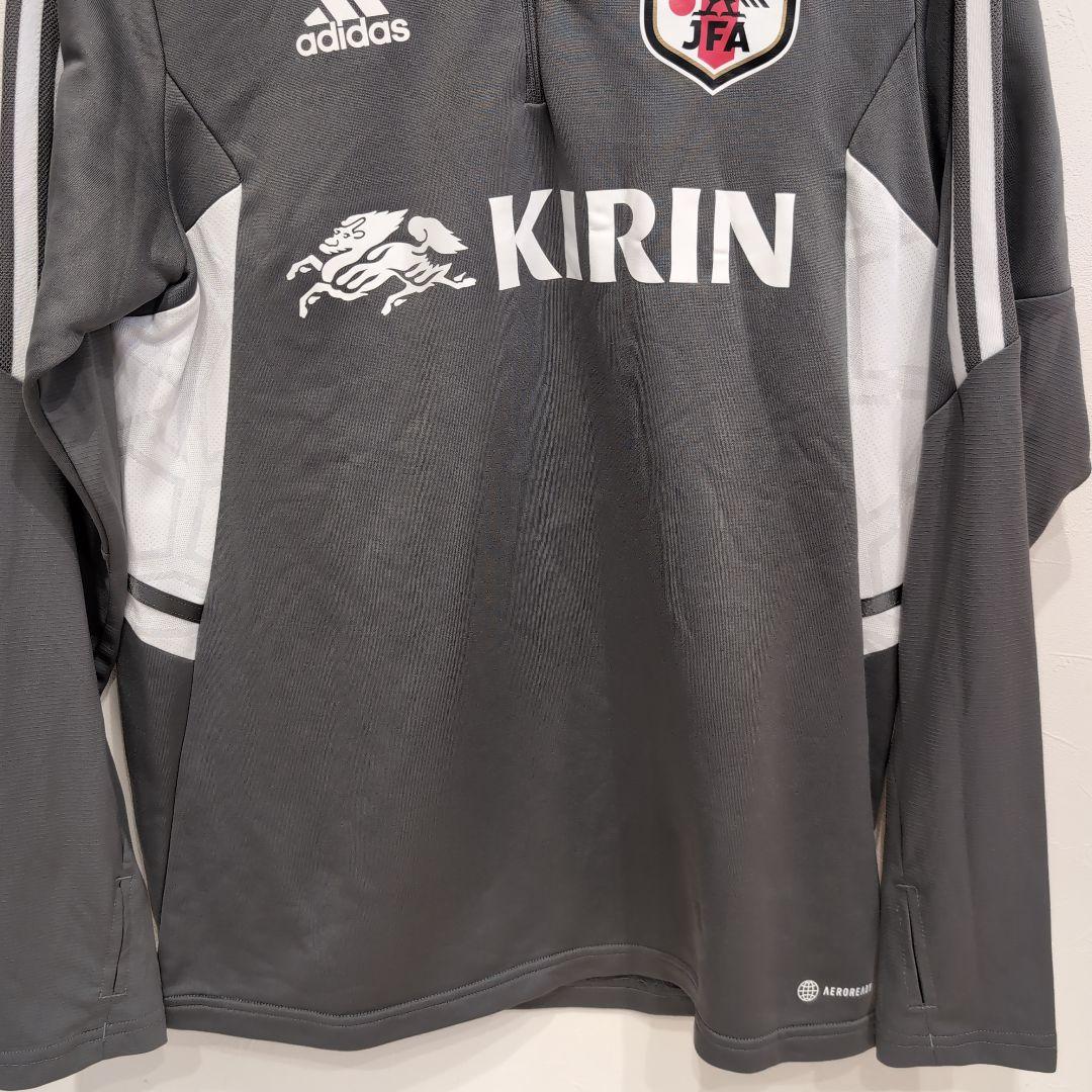 adidas 日本代表 サッカー ジャージ グレー　Ｌサイズ　非売品