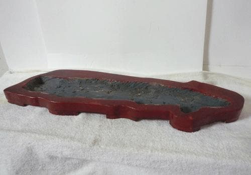 希少　美品　蛇紋石　鑑賞石　台座付き