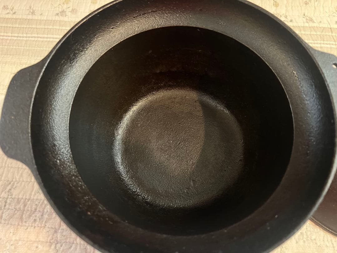 美品　OIGEN 南部ごはん釜 3合炊 IH対応 南部鉄器 F-414