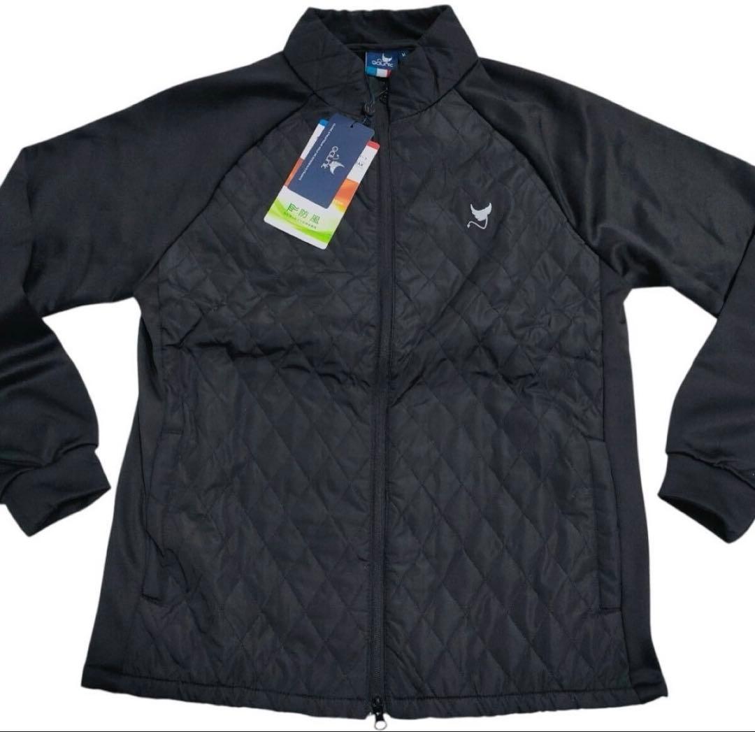 新品　セットアップ　ゴルフウェア　メンズ　防風　上下セット　クランク　裏起毛