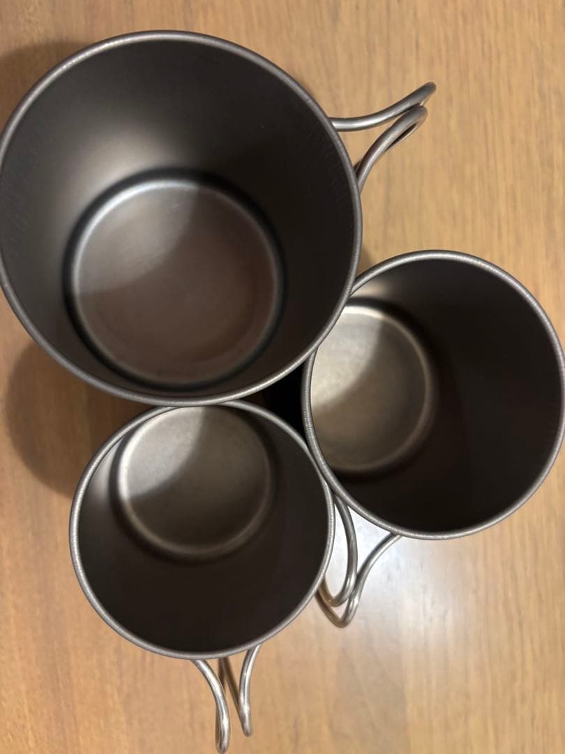 スノーピーク チタンマグカップセット 450/300/220ml