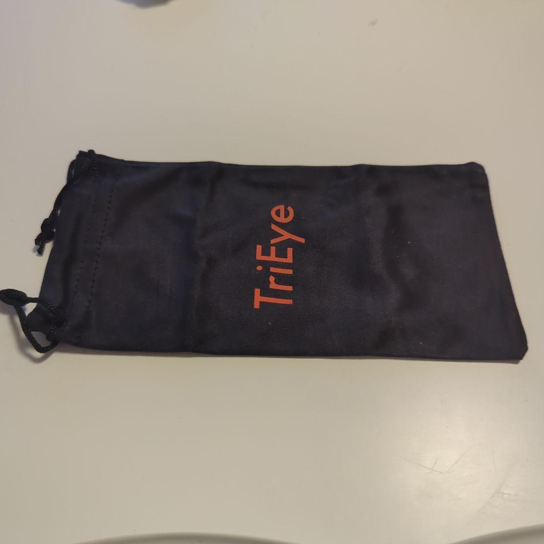 TriEye（トライアイ）スタンダード スモークレンズ リアミラー搭載サングラス
