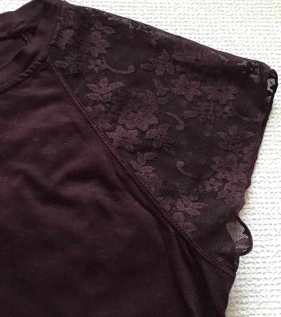 チャコットバランス　レースコンビTシャツ