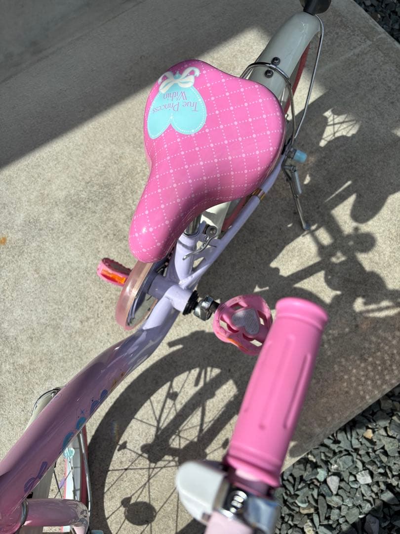 送料込！！幼児用自転車 プリンセスデザイン ピンク
